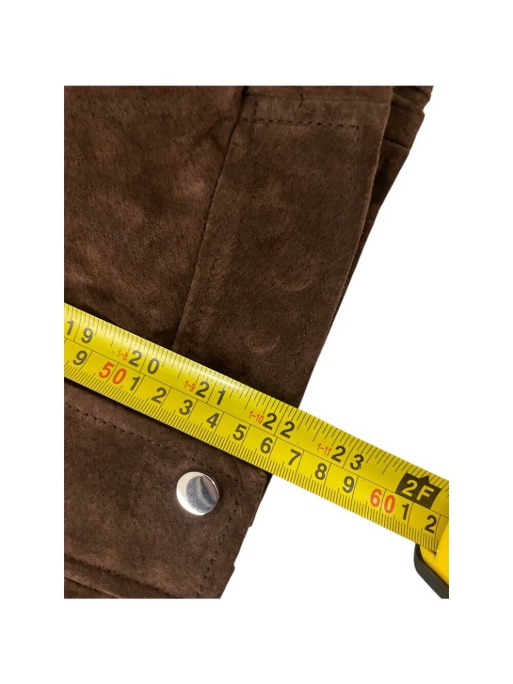 Zara Womens Leather Suede Bomber Jacket Coat Large L Brown 3046/258 NWT - Picture 14 of 15